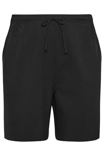 Image of Yours Curve Drawstring Swim Shorts - Women's - Plus Size Curve Black