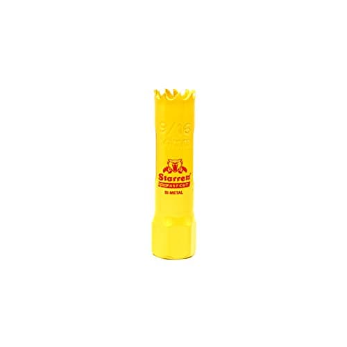 Image of Starrett 14mm Fast Cut HSS Bi-Metal Holesaw cuts Wood Plastic Metal Hole Saws