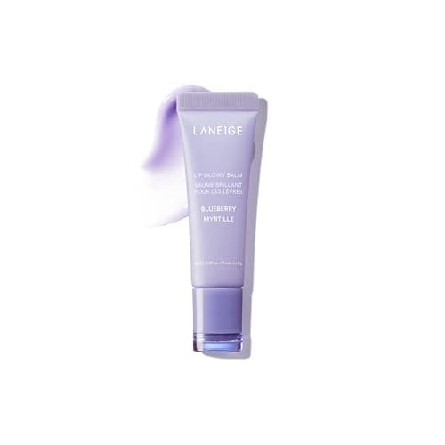 Image of LANEIGE Lip Glowy Balm Blueberry: Hydrate, Glossy, Lightweight, Moisturise & Tint with Shea Butter