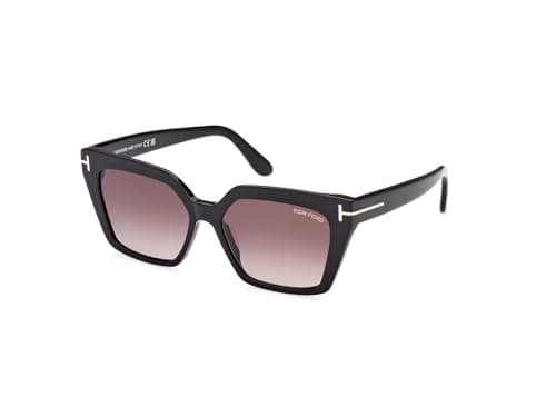 Image of Tom Ford WINONA FT 1030 Shiny Black/Light Violet Shaded 53/15/140 women Sunglasses