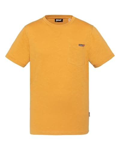 Image of Schott NYC Men's T-Shirt, Yellow, M