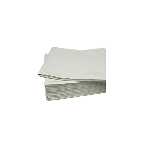 Image of White Paper Disposable Table Covers x 25 Table Cloths 90x90cm Catering