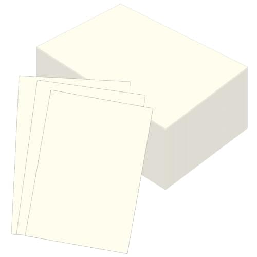 Image of CHIHEUNG 200 Sheets A4 Cream Card, 250 GSM Ivory White Craft Card Paper, A4 Cards for Printing, Crafts, Arts, 21 x 29.7 cm