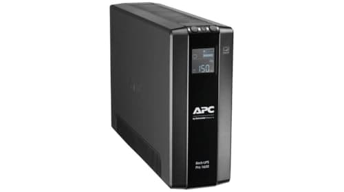 Image of APC by Schneider Electric Back UPS Pro - BR1600MI - UPS 1600VA (8 IEC Outlets, LCD Interface, 1GB Dataline Protection),Black