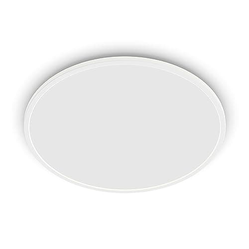 Image of Philips LED Superslim Outdoor Ceiling Light 15W [Cool White - White] Water Resistant IP54, for Garden, Patio and Terrace Lighting.