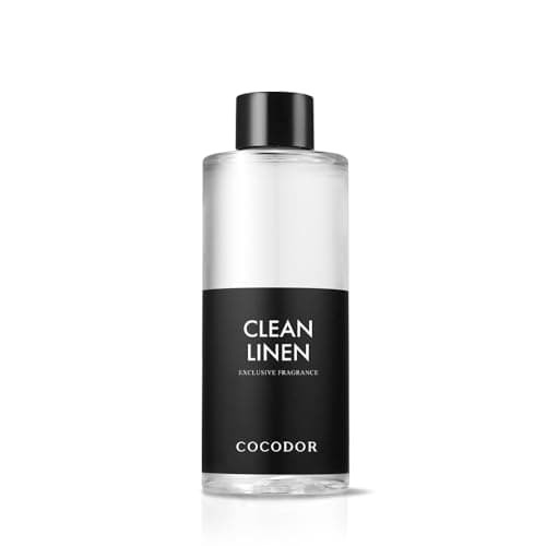 Image of COCODOR Reed Diffuser Oil Refill/Clean Linen /200ml / 1 Pack/Aromatherapy, Home Fragrance, Scented Oils, Oils for Reed Diffuser, Bathroom Home Décor