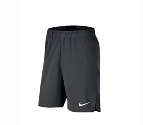 Image of Nike Team Men's DRI-FIT Flex Woven Short (NO Pockets) nkDJ8693 060, Anthracite/White, L