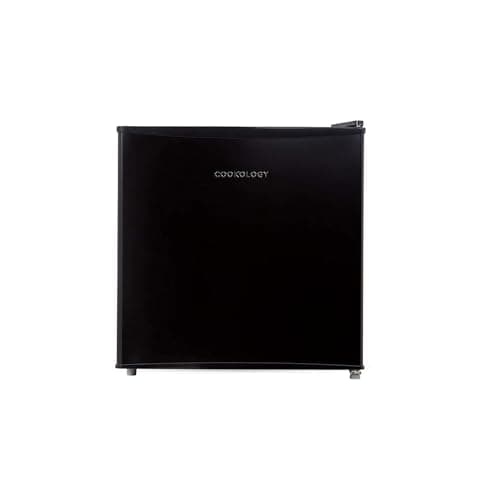 Image of Cookology MFR45BK Small Table Top Mini Fridge in Black - 46 Litre Capacity - For Counter Tops - Reversible Door - Adjustable Temperature Control & Legs - With Chiller Box