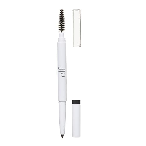Image of e.l.f. Instant Lift Brow Pencil, Dual-Sided, Precise, Fine Tip, Shapes, Defines, Fills Brows, Contours, Combs, Tames, Deep Brown 0.18g
