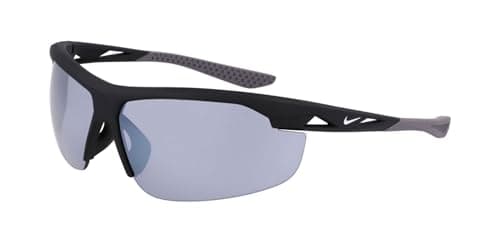 Image of Nike WINDTRACK FV2393 010 Matte Black/Silver Flash Sunglasses Man Iniettato, Rectangle, 75