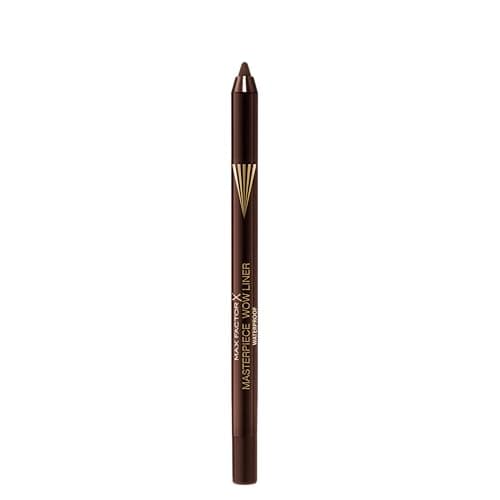 Image of Max Factor Masterpiece Wow Liner, 260 Chocolate Brown, 24-Hour Wear Eyeliner, High Colour Payoff, Waterproof and Smudgeproof, Vegan