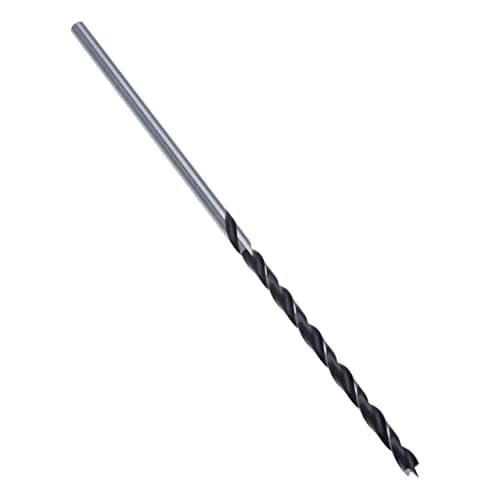 Image of 10mm x 400mm Extra Long Drill Bit (Pack of 2) Sharp Centering Brad-Point and Twisted Spiral Drill Bits for Drilling Wood, Plastic, Rubber, DIY - Made from Carbon Steel Metal