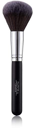 Image of Large Powder Makeup Brush by Impora London - Packing/Setting, Buffing, Blending, Sculpting. Suitable for Cream, Blush, Liquid and Mineral Foundation