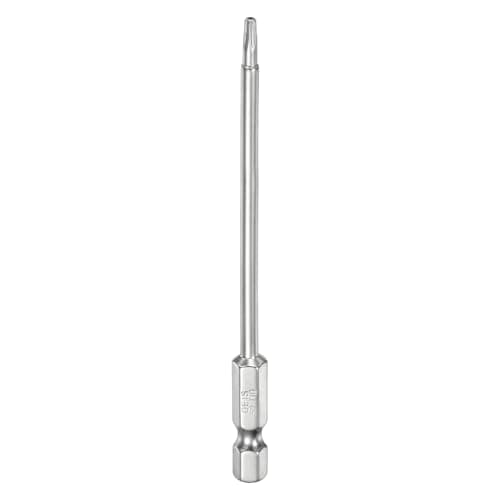 Image of sourcing map T10 Security Torx Bit 1/4" Hex Shank 4" Long S2 Steel Magnetic Tamper Resistant Star Bits Screwdriver Torx Head with Hole for Driver Drill Bits Remove Fastening Screws