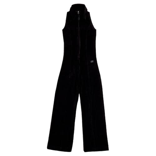 Image of G-Star Women's Wide Leg Velvet Jumpsuit, Black (dk black D25740-D428-6484), L