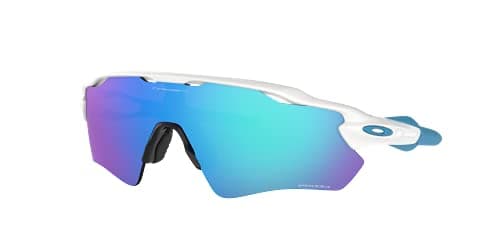 Image of Oakley OO9208-920857 Sunglasses POLISHED WHITE w/PRIZM SAPPHIRE Lens 38mm