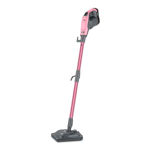Image of Swan SC30131QOC TV’s Queen of Clean 16-in-1 Steam Mop with 3 Steam Settings, 16 Accessories, Detachable Handheld Function and 5M Power Cord, Pink