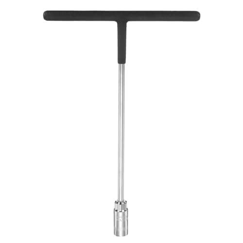 Image of sourcing map T-Handle Socket Wrench 14mm Metric High Carbon Steel 6-Point Hex Hexagon T-Shape Spanner with Non-Slip Handle for Motorcycle Vehicle Car Bicycle Repair