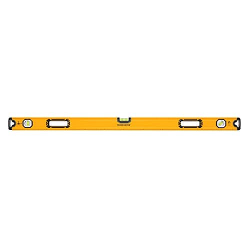 Image of Tough Master Heavy Duty Magnetic Scaffold Spirit Level Builders Level with Horizontal Vertical Bubble Vials for Scaffolding Construction Metal Framework (Spirit Level 1.2m Long)