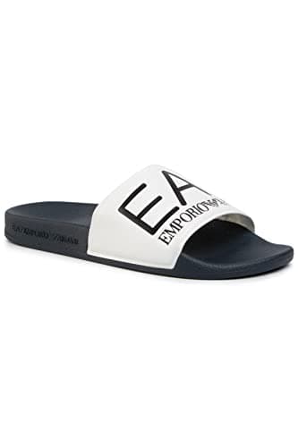 Image of Emporio armani Big Logo PVC Mules, Black, 7 UK