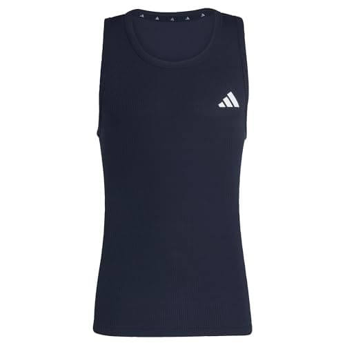 Image of adidas Men's Power Essentials Workout Rib Tank, Black, L