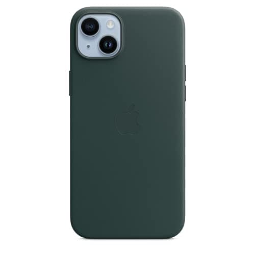 Image of Apple iPhone 14 Plus Leather Case with MagSafe - Forest Green ​​​​​​​