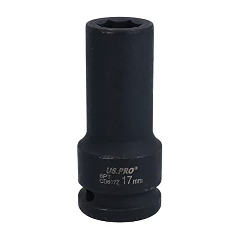 Image of AB Tools 3/4" Drive 17mm Deep Metric Impact Socket 6 Sided Single Hex