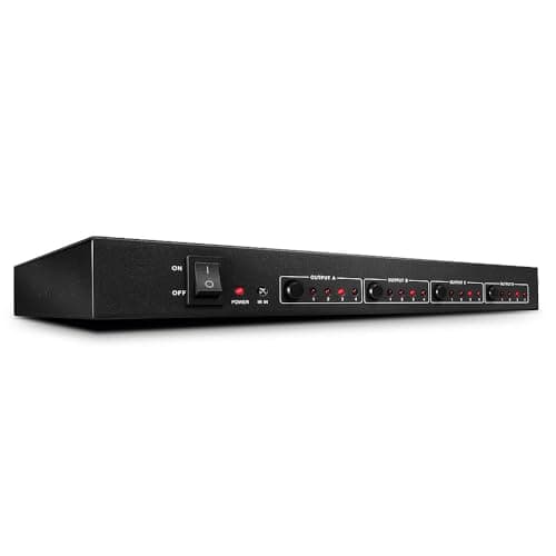 Image of Lindy 4 x 4 HDMI 4K Matrix Switch with IR Remote