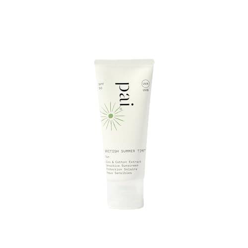 Image of Pai Skincare British Summer Time 40ml, Sun Cream SPF 30, Mineral Sunscreen for Sensitive Skin, Non-Greasy Zinc Oxide Face SPF with Cotton Extract, Broad Spectrum UVA + UVB Protection