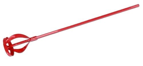 Image of Unibos | 16x3Inch (40cm X 8cm) Steel Paint Mixer – Heavy-Duty Spiral Paddle Drill Attachment for Paint, Plaster, Mud, Rubber Compound, Soap & Homemade Cleaners – 200–700 RPM (1)