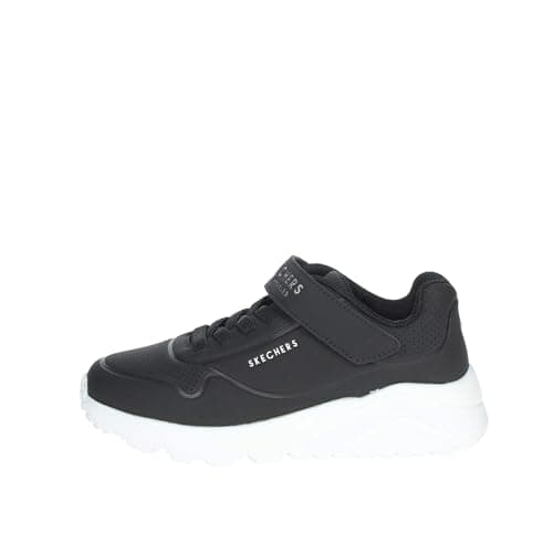Image of Skechers Boy's Uno Lite Vendox Sneakers, Black Synthetic & Trim _L Run, 3 UK Child