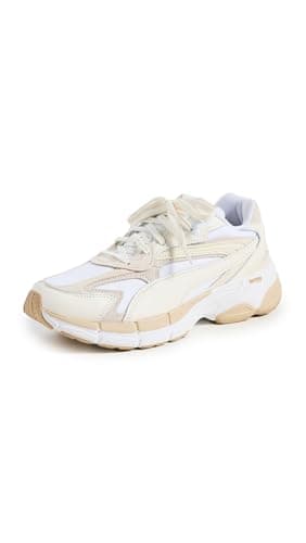 Image of PUMA - Womens Teveris Nitro Selflove Shoes, Color Warm White, Size: 3.5 UK