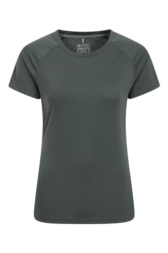 Image of Mountain Warehouse Quick Dry Womens T-Shirt - Comfortable & Lightweight Ladies IsoCool Tee Shirt - Spring Summer, Walking, Holiday & Outdoors Khaki Women's Size 16