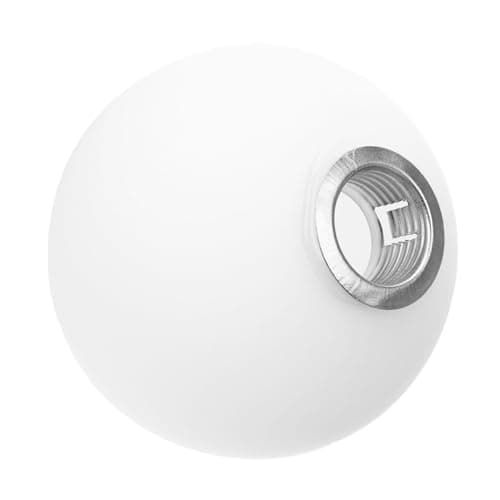 Image of SEWACC 12cm Diameter Frosted Milk White Globe Glass Lampshade Replacement Cover for G9 Pendant Light Ceiling Lamp Fixture Indoor Decorative Shade