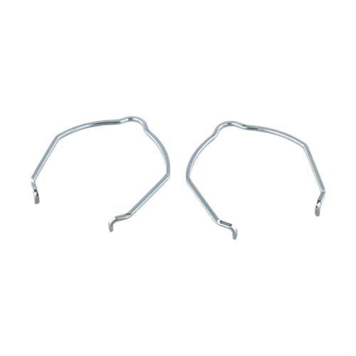 Image of Glewi Turbo Hose Clip Set 2Pcs Compatible with For Benz C Class E Class OE 1J0145769H 0079934201 Metal Turbo Pipe Retaining Clamp Replacement