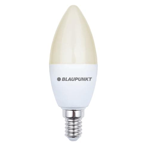 Image of Blaupunkt LED Bulb E14 - Candle 10W, 820 Lumens, Warm White 2700K, Replaces 80W to 100W Halogen, Wide Beam Angle 220 Degrees, Non‑Dimmable, Energy‑Efficient Light for Indoor Outdoor Use - 1 Pack