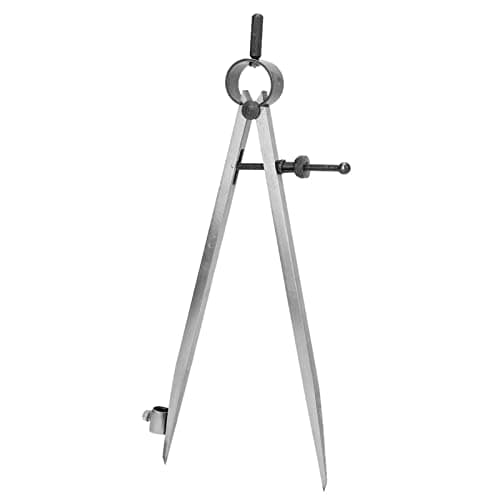 Image of Wing Divider, Adjustable&Lockable Precision Spring Divider Caliper Compass with Pen Holder Craft Rotating Tool(200mm)