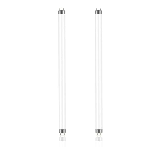 Image of T4 8W Fluorescent Tube Lamps 317mm (excluding pins), CFL Bulbs Cool White 3500K, G5 2 Pin Base Energy Saving Consumption Tube Light, T4 High Efficiency Lamps, for Emergency and Strip Lights,2 PCS