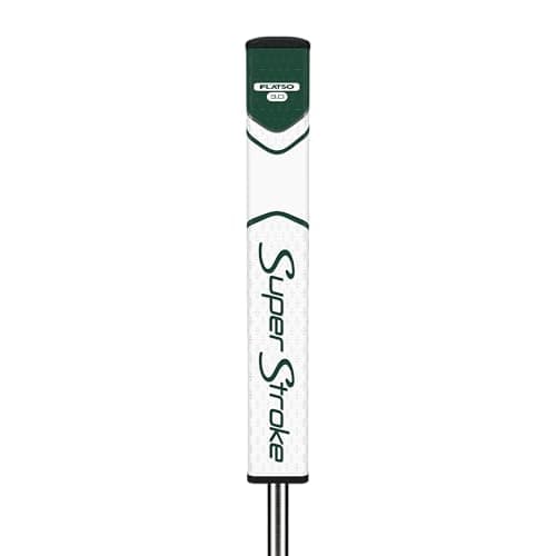 Image of SuperStroke Zenergy Flatso 3.0 Golf Putter Grip with No Taper Enhanced SPYNE Technology, New Multi-Zone Texturing and Tech-Port, Green