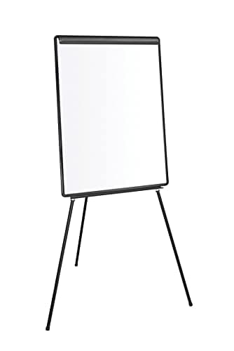Image of Q-Connect Flipchart Easel A1, 118 x 82.5 x 9.5 cm, 6.2 Kg, Black