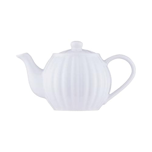 Image of Price & Kensington Luxe 2 Cup Stoneware Teapot 450 ml (2 Cup Teapot White)