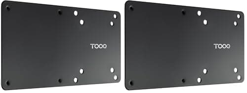 Image of Tooq TCCH0007-B - Metal VESA Mount for Mini PC/NUC/Barebone, Black (Pack of 2)