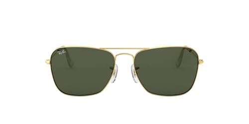 Image of Ray-Ban Men's Rb 3136 Sunglasses, Gold, 58 UK