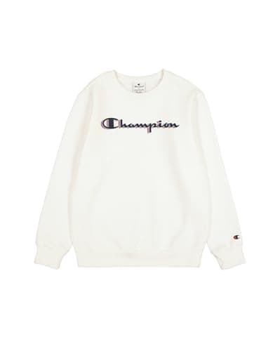 Image of Champion Boy's Legacy Boy - Big Logo Sweatshirt, White, 11-12 years