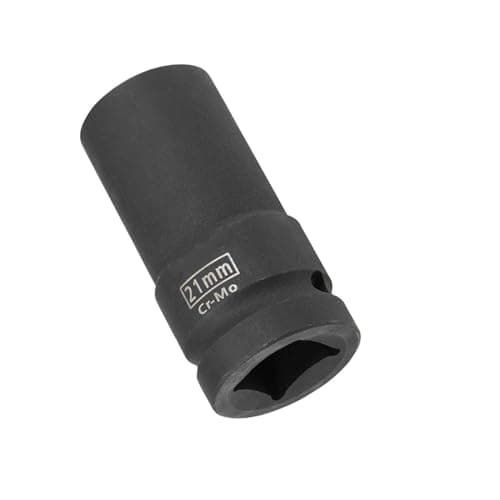 Image of TOP-VIGOR 3/4-Inch Drive by 21mm Deep Impact Socket, 6-Point, Durable Reliable Cr-Mo Alloy Steel, 78mm Length Metric for Home Car Repair