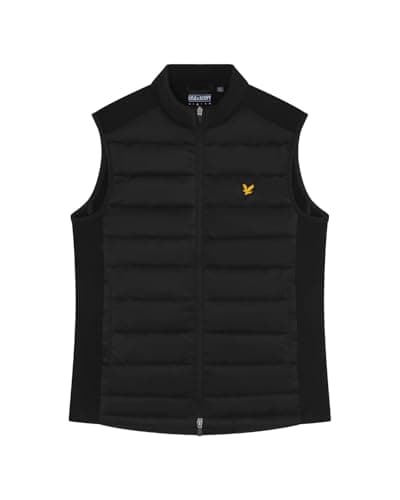 Image of Lyle & Scott Light Jackets Wadded Golf Gilet Z865 Jet Black, XS