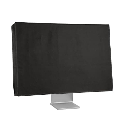 Image of kwmobile Monitor Cover Compatible with 31-32" monitor - Dust Cover Computer Screen Protector - Black