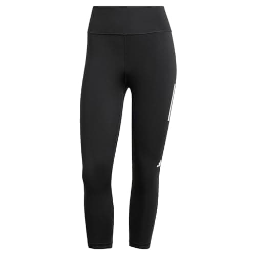 Image of adidas Women's Own the Run 3/4 Leggings, Black, XL