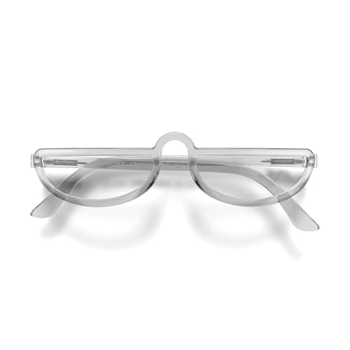 Image of LONDON MOLE® Brainy reading glasses | Cool half moon shaped readers | Men’s Women’s Unisex | Spring hinges
