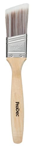 Image of ProDec 1.5 inch Premier Trade Professional Synthetic Long Handle Cutting In Paint Brush for Sharp Edge Lines Painting with Emulsion, Gloss, Satin Paints on Walls, Ceilings, Wood and Metal, 1.5" 38mm